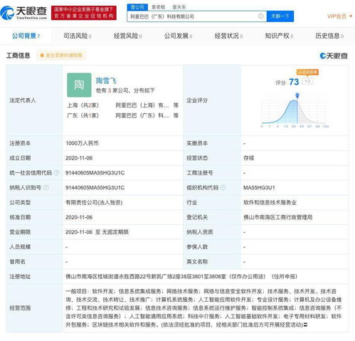 阿里巴巴在廣東成立新公司，拓展區塊鏈與軟件服務